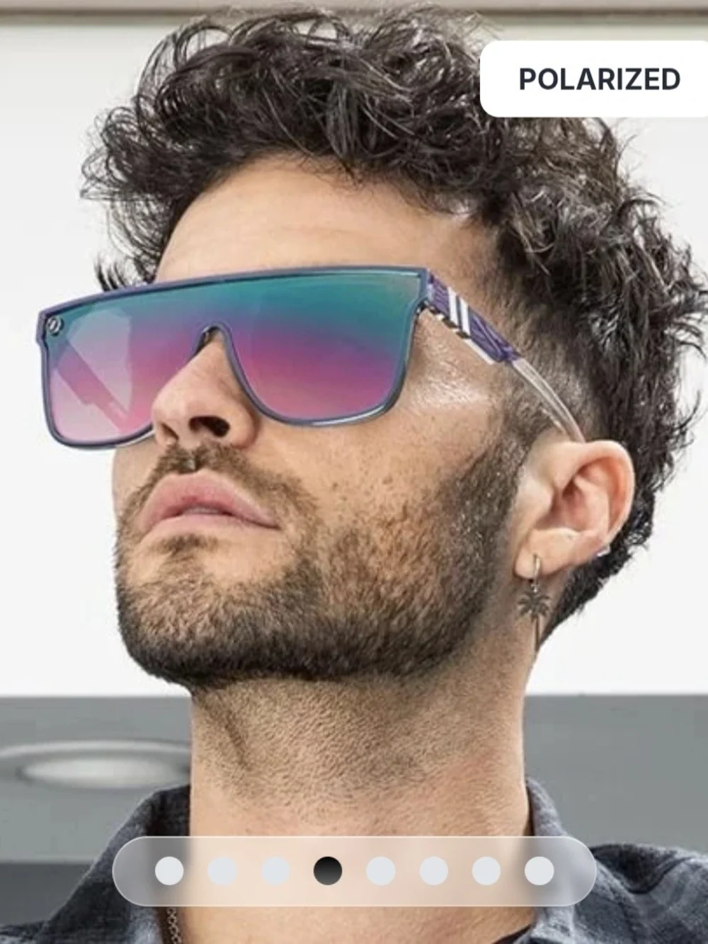 Men’s Women's Unisex Blenders Discomania Polarized Mirrored Sunglasses